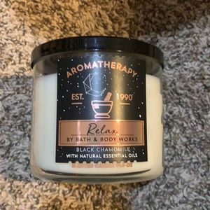 Black chamomile candle bath and body works